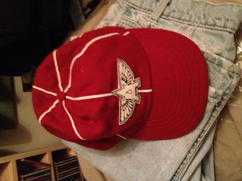 Flying A Gasoline baseball cap made by Cooperstown Ball Cap Baseball Cap Aesthetic, Cute Baseball Caps, Cap Aesthetic, Thrift Manifest, Red Baseball Cap, Different Hats, Reds Baseball, American Sports, Locker Room