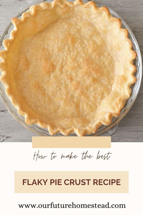 This recipe was handed down to me from my grandmother. It is flaky and delicious for any type of pie you want to make. Homemade Pie Crust Recipe With Crisco, Old Fashioned Pie Crust Recipe, Flakey Pie Crust Recipe, Crisco Pie Crust Recipe, Butter Crust Recipe, Lard Pie Crust, Pie Crust With Butter, Best Pie Crust Recipe, Tart Crust Recipe