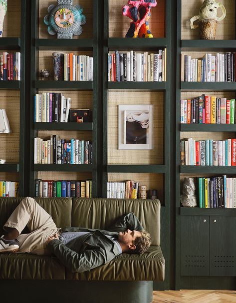 Terrace House Interior, Styled Bookshelves, Flack Studio, Home Library Rooms, Joinery Details, Mid Modern, Vogue Living, Ace Hotel, Hotel Interiors