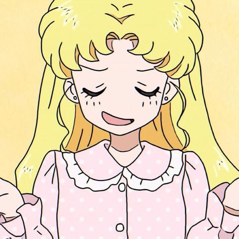 Saloir Moon, Easy Anime Eyes, Usagi Sailor Moon, Princesa Serenity, Yellow Cartoon, Moon Icon, Sailor Moon Stars, Sailor Moon Usagi, Sailor Moon Aesthetic