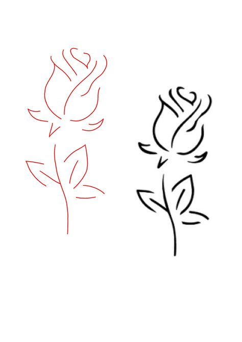 Tattoo Sketches For Beginners, Easy Shaded Tattoo, Easy Tattoos To Draw On Yourself Small With Meaning, Simply Flowers Draw, Inside Finger Tattoos Words, Small East Tattoos, Tattoo Ideas Female Outline, Beginner Tattoos Ideas For Women, Tattoos To Draw On Yourself Easy