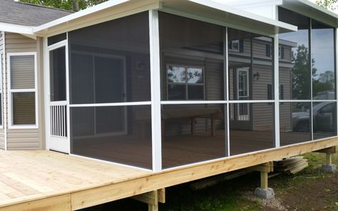 Mobile Home Porches & Decks Guide - Mobile Home Repair Mobile Home Patio Ideas, Mobile Home Patio, Mobile Home Porches, Mobile Home Deck, Manufactured Home Porch, Mobile Home Repair, Mobile Home Renovations, Porch Plans, Building A Porch