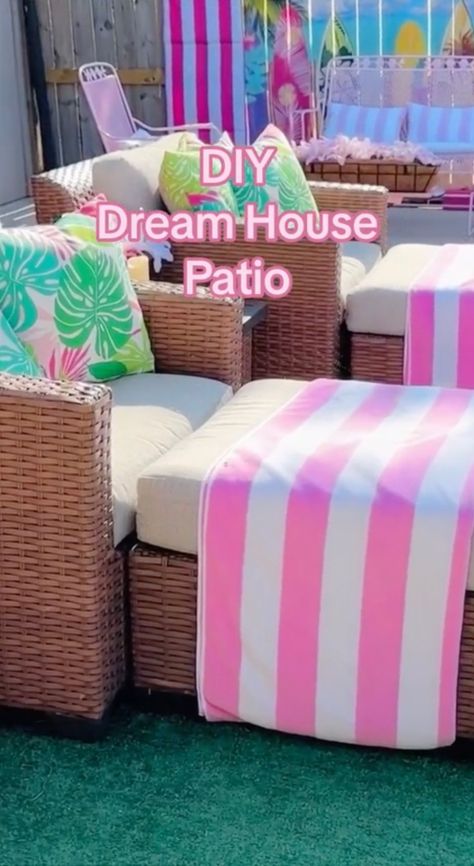 WITH all the hype about the upcoming Barbie movie, one homeowner has taken Barbie mania to the next level. She revealed her patio and backyard Barbie Dreamhouse makeover, where even her doggie pool is pink. Olivia (@oliviasromantichome) shared the transformation in a video with over 80,000 TikTok followers. “Let’s transform my backyard pool walkway from […] Barbie Patio Ideas, Pink Backyard Ideas, Pink Backyard Decor, Diy Barbie Pool, Barbie Dreamhouse Makeover, Pink Patio Decor, Barbie Play Area, Pink Outdoor Decor, Barbie Pool Party Ideas