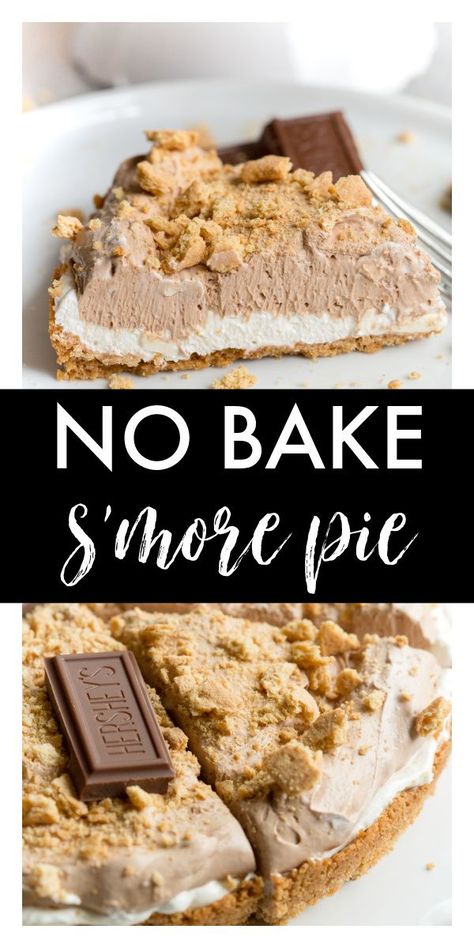 Easy Recipes With Graham Crackers, Graham Cracker And Marshmallow Recipes, Chocolate Pudding And Graham Cracker Dessert, Simple Cool Whip Desserts, Graham Cracker Cool Whip Dessert, Graham Cracker Whipped Cream Dessert, No Bake Cool Whip Pie, Graham Cracker Crust Pie No Bake, Desserts To Make With Cool Whip