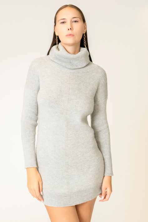 Knitted jumper dress