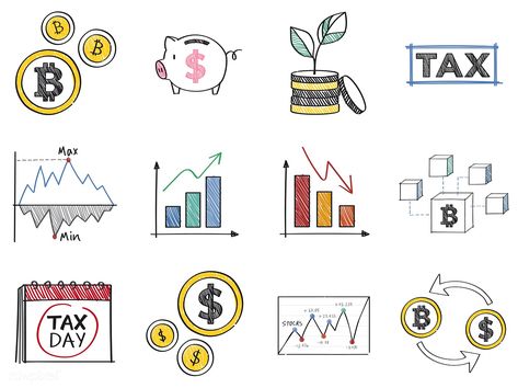 Finance and financial performance concept illustration | free image by rawpixel.com Finance Clipart, Finance Doodle, Accounting Images, Small Business Accounting Software, Money Clipart, Bujo Layout, Business Brochure Design, Line Doodles, Doodle Vector