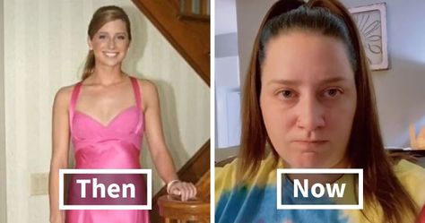 21 More Women Who "Peaked" In High School Share Their Pics For "Glow-Down" Challenge | Bored Panda Who Asked, The Host, Ways Of Seeing, The Glow, In High School, Bored Panda, To Leave, Then And Now, High School