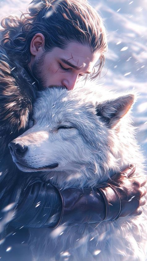 Snow Wolf Fantasy Art, Most Dangerous Animals, Witcher Wallpaper, Wolf People, Werewolf Stories, Wolf Warrior, Shadow Wolf, Werewolf Aesthetic, Creepy Animals