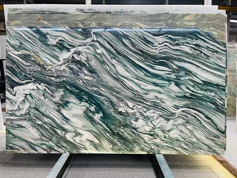 Masi Lapponia Verde Quartzite Atlantis Fuxite Quartzite Slabs Countertops Green Quartzite, Marble Slabs, Sink Sizes, Pool Coping, Green Wave, Granite Kitchen, Marble Slab, Italian Marble, Stair Treads