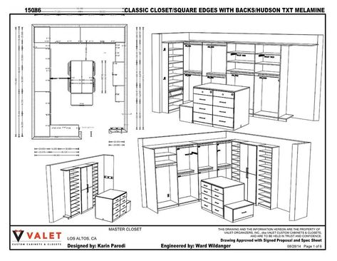 CAD of Deluxe Walkin Closet Walkin Closet Ideas Master Suite, Walk In Closet Size, Walk In Closet Plan, Closet Design Plans, Closet Dimensions, Closet Island, Closet Planning, Walking Closet, Walk In Closet Design