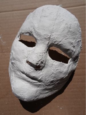 There's a Dragon in my Art Room: Plaster bandage direct cast mask! Plaster Bandage Art, Plaster Mask Ideas, Emotion Masks, Plaster Masks, Plaster Mask, Plaster Craft, Paris Crafts, Cardboard Mask, Ceramic Mask