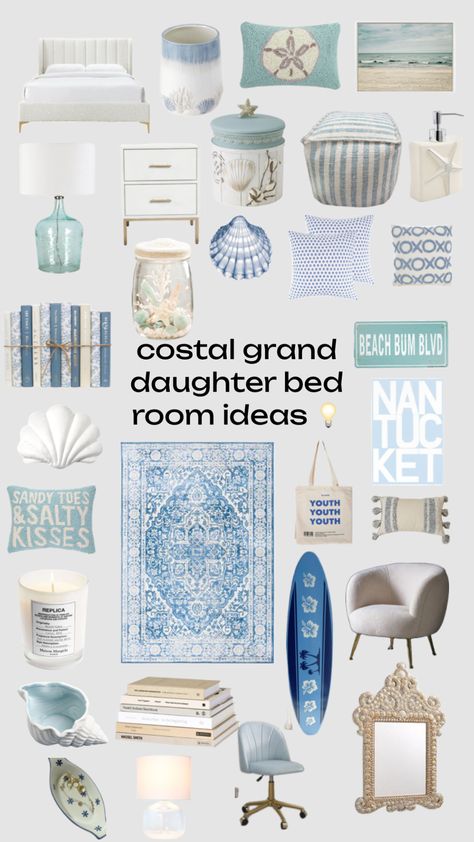 #gabbyd119 #costal #costalgrandaughter #costalroom #vibes #roominspo Beach Vibe Bedroom Ideas, Costal Grandaughter Bedroom Aesthetic, Costal Grandaughter Room, Costal Granddaughter Room Aesthic, Blue Room Decor Ideas, Costal Grandma Aesthetic, Costal Life, Blue Aesthetic Room, Vibe Bedroom Ideas