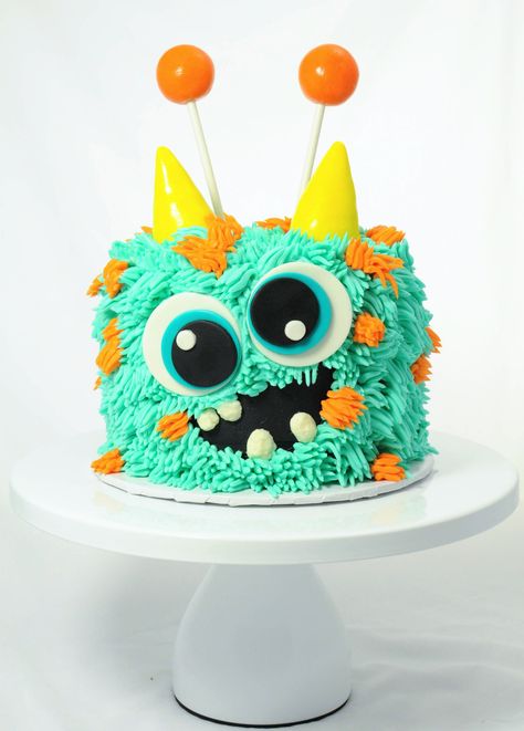 Diy Monster Cake, Monster Cakes For Boys, Monster Cake Ideas, Monsters Birthday Cake, Monster Smash Cake, Monster Birthday Cake, Monster Smash Cakes, Monster Birthday Cakes, Brain Cake