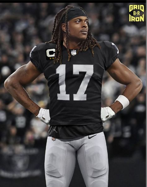 Davante Adams Raiders, Oakland Raiders Wallpapers, Oakland Raiders Fans, Raiders Players, Davante Adams, Raiders Wallpaper, Junkyard Dog, Oakland Raiders Football, Black Male Models