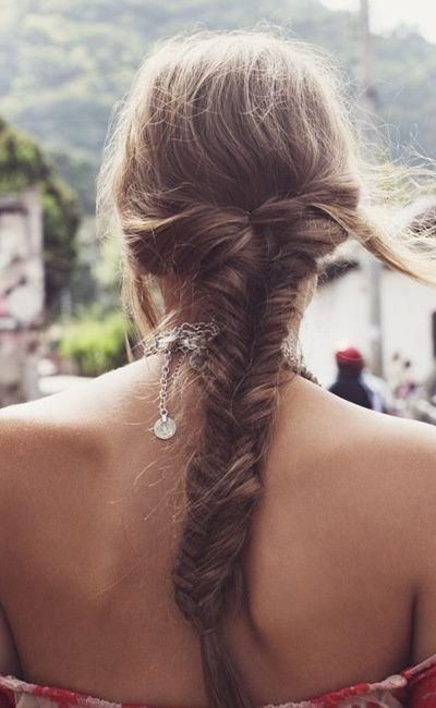 braid Everyday Braids, Messy Fishtail Braids, Girls Short Haircuts, Fishtail Braid, Fish Tail, Girl Haircuts, Braided Hair, Good Hair Day, Fish Tail Braid