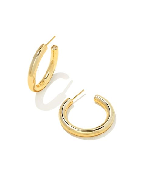 Kendra Scott Earrings, Earrings In Gold, Kendra Scott Jewelry, Girly Jewelry, Elevate Your Look, Gold Collection, Gold Hoops, Gold Fashion, Gorgeous Earrings