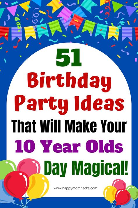 The Big 10 Birthday Party Ideas, 10 Themed Birthday Party, 10 Year Bday Party Ideas, 10 Year Party Ideas, Age 10 Birthday Party Ideas, Birthday Party Ideas 10 Boy, 10th Birthday Party Activities, 10 Yo Birthday Party Ideas, 7 Year Birthday Party Games