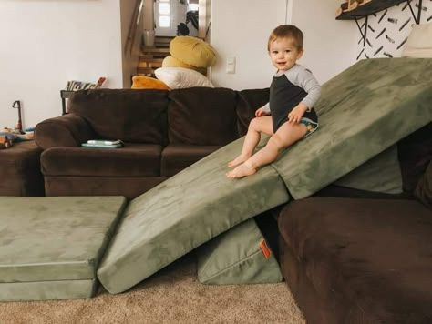 1 Nugget Couch Ideas, Nugget Builds, Nugget Couch, The Nugget, Kids Couch, Game Room Bar, Toddler Playroom, Kids Playroom Decor, Home Daycare