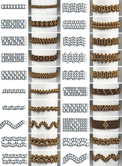 Crochet Beaded Bracelets Patterns, Superduo Bracelet Tutorial, Beaded Bracelets Patterns, Seed Bead Jewelry Patterns, Beaded Patterns, Crochet Beaded Bracelets, Bead Crochet Patterns, Diy Jewelry Unique, Beaded Bracelets Tutorial