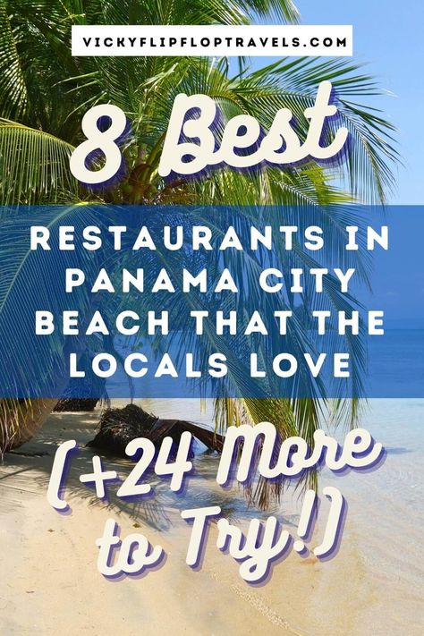 Let's take a look at the best restaurants in Panama City Beach that you just can’t miss on your trip to this tropical paradise. Panama Beach Florida, Panama Florida, Panama City Beach Florida Bachelorette, Panama City Beach Florida Things To Do, Restaurant Hacks, Best Restaurants In Panama City Beach Fl, Panama City Beach Florida Restaurants, Panama City Restaurants, Panama City Beach Restaurants