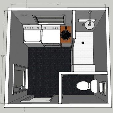 The Value of a Bathroom Addition - Hatchett Design/Remodel Laundry With Shower Layout, Small Bathroom Laundry Combo Layout Floor Plans, Small Toilet With Laundry Area, Small Utility Room With Shower And Toilet, Laundry Shower Room Ideas, Wc And Laundry Room, Downstairs Shower Room Utility, Shower In Utility Room, Laundry Room Bathroom Combo Utility Sink