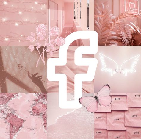 Pastel Pink Facebook Icon, Pink Icons Aesthetic Wallpaper, Aesthetic Icon For Apps, Pink Ios Icons Aesthetic, Pink Icons For Apps Aesthetic, Pink Aesthetic Facebook Icon, Telephone Icon Aesthetic, Pastel Pink Aesthetic Icon, Cute Icons For Apps Aesthetic