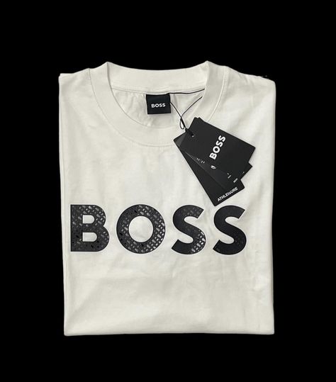 Brand: Boss Price: 1900 L.E. Original #original #men #tshirt Instagram Brand, Boss Logo, Boss T Shirt, Men Tshirt, Fit In, Athleisure, Pure Cotton, Monogram, Collar