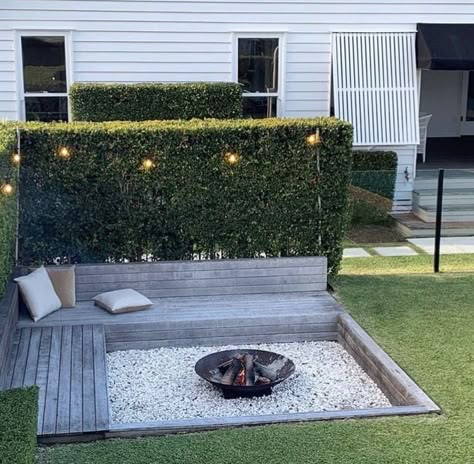 Fence Landscaping Border Backyard Ideas, Pavers Backyard, Backyard Gazebo, Backyard Privacy, Have Inspiration, Backyard Fire, Outdoor Gardens Design, Yard Design, Outdoor Decor Backyard