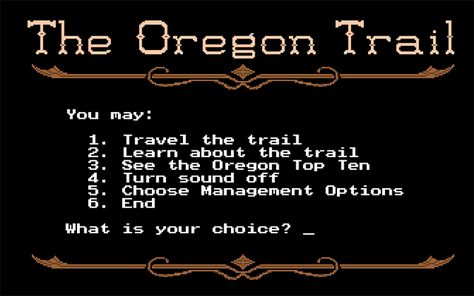 Veterans of the Minnesota Educational Computing Consortium are making a new piece of educational software called “Re@l Experiences at Life.” Oregon Trail History, Oregon Trail Game, Pioneer Life, Apple Ii, The Oregon Trail, Educational Software, Sound Off, Oregon Trail, Educational Games