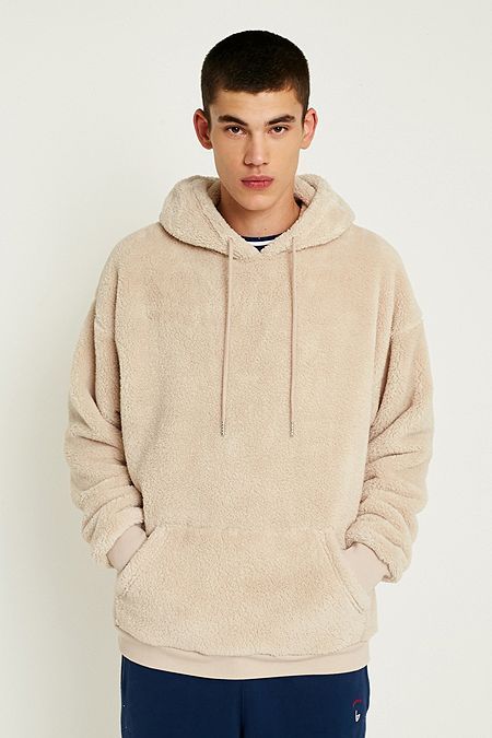 UO Ecru Teddy Hoodie Hawaii Shirt Women, Teddy Hoodie, Plain Hoodies, Aime Leon Dore, Sherpa Hoodie, Sport Swimwear, Knit Hoodie, Oversize Hoodie, Sport Pants