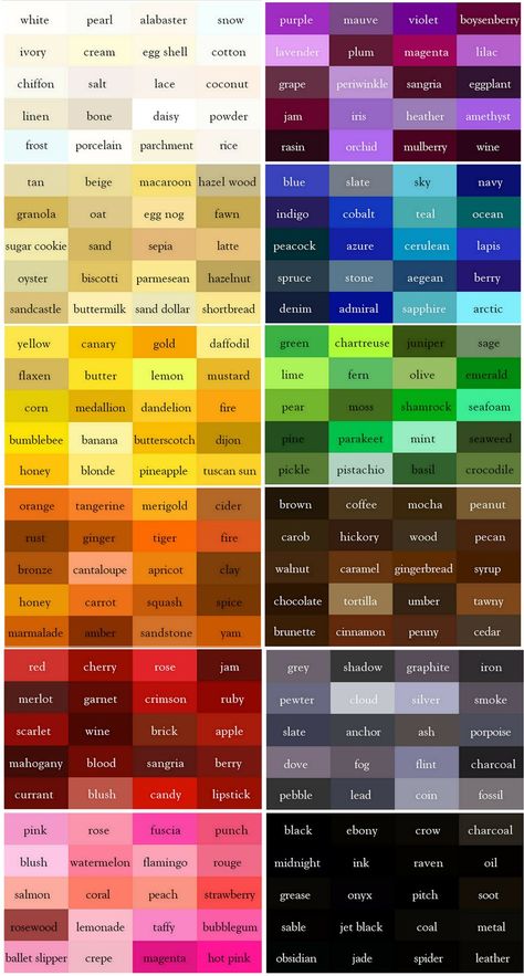 Uncommon Color Palette, Colors That Go Well Together, All Color Palette, Good Color Combos, Kad Perkahwinan, Types Of Colors, Color Thesaurus, Reka Bentuk Bilik Tidur, Bahasa Jepun