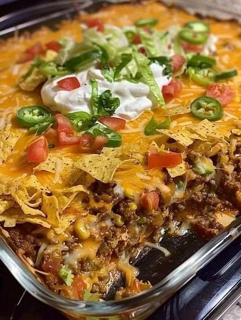 Chef Gordon Ramsay | Walking Taco Casserole �😋😋 | Facebook Walking Taco Salad, Side Dishes Party, Can Enchilada Sauce, Buckeye Cookies, Walking Taco Casserole, Mexican Casseroles, Nachos Supreme, Easy Mexican Casserole, Walking Taco