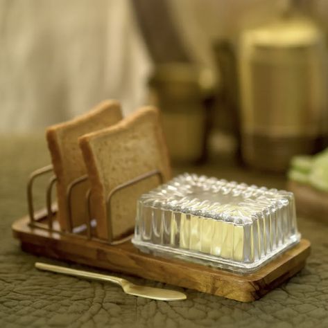 Toast Rack Breakfast, Toast Rack, Aesthetic Kitchen, Red Rice, Breakfast Toast, Kitchen Gallery, Breakfast Buffet, Pernia Pop Up Shop, Breakfast Time