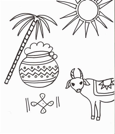 Unleash your creativity! Click the link above to find a collection of inspiring coloring pages and start coloring today! 🤩😸 Pongal Pot, Pongal Festival, Pongal Celebration, Rules Poster, Happy Pongal, Language Worksheets, New Rangoli Designs, Colorful Rangoli Designs, National Symbols