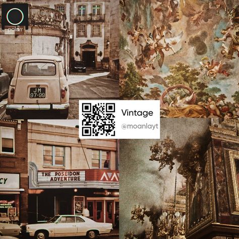 Vintage Aesthetic Filter, Polar Code Vintage, Qr Code Polarr, Polar Vintage, Qr Polar, Vsco Lightroom Presets, Vintage Filter, Photo Filters Apps, Polar Filter