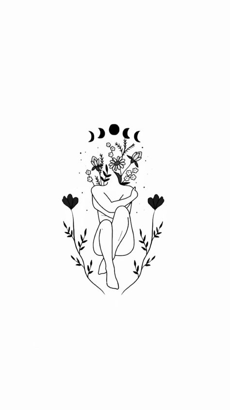 Feminine Beauty Tattoo, Dv Tattoos For Women, Self Love Line Art, Memorial Tattoo Quotes, Family Tattoo Ideas, Empowering Tattoos, The Best Tattoos, Self Love Tattoo, Family Tattoo