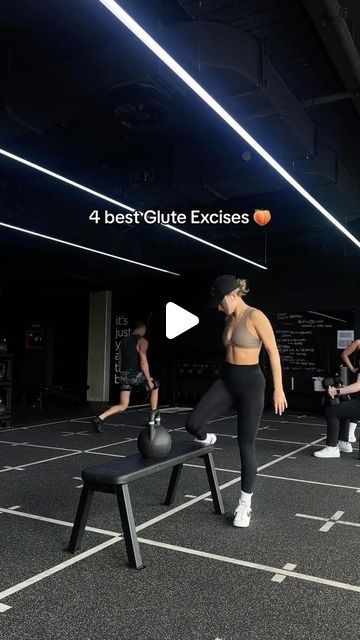 Movement with Rachael on Instagram: "My 4 best glute exercises 🍑  #workout #gluteworkout #exercise" Gluts Exercise, Glut Exercises, Best Glute Workout, Home Workout Gym, Best Glute Exercises, Glute Workout Gym, Thighs Workout, Glute Workouts, Fat Pants