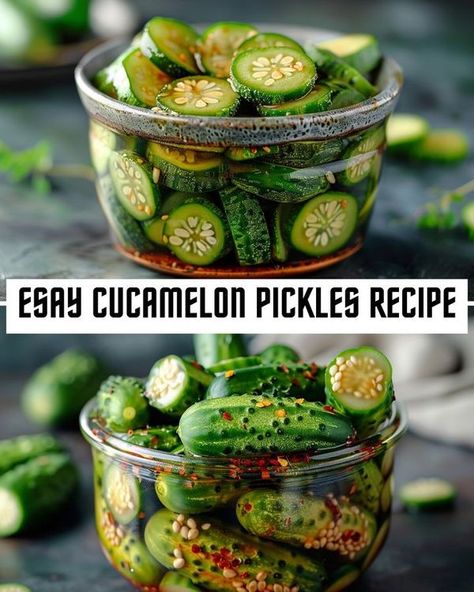 Kitchen Recipes Gherkin Pickles, Pickled Cucamelon Recipes, English Cucumber Pickle Recipes, Cucamelon Pickles, Pickled Cucamelon, Dill Pickled Cucamelons, Crunchy Pickles Canning, Pickled Green Beans, Pickled Carrots