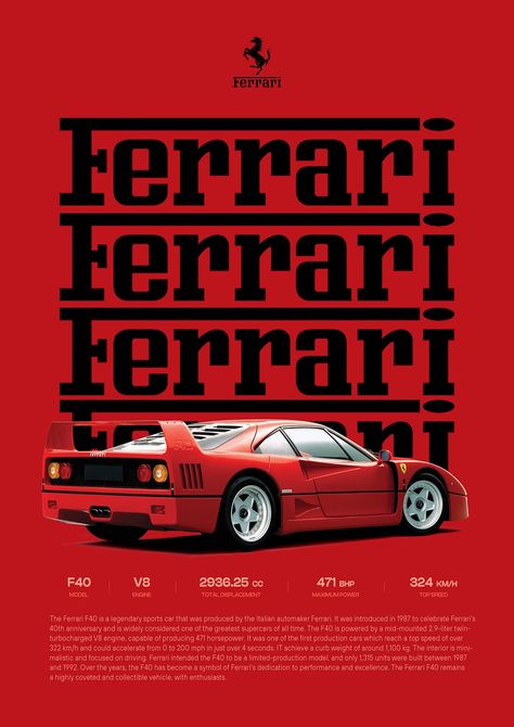 Formula 1 Ferrari Poster, Best Posters For Room, Car Posters Wallpaper, Car Wall Posters, Ferrari Advertisement, Formula 1 Poster Design, F1 Posters Vintage, Car Posters Design, Red Ferrari Aesthetic