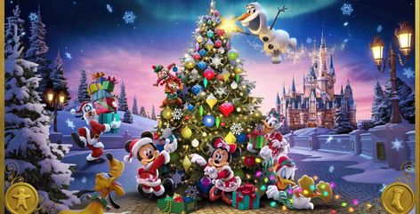 Disneyland Paris Christmas, Shanghai Disneyland, Disneyland Christmas, Christmas Destinations, Christmas Light Bulbs, Christmas Event, Disney Shanghai, Wallpaper Iphone Disney, Christmas Wonderland