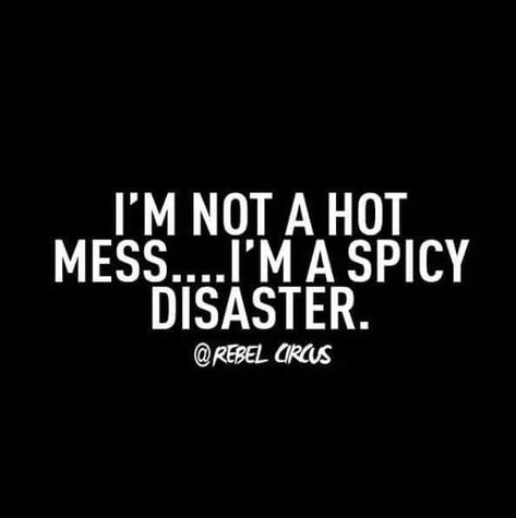 I’m not a hot mess... I’m a spicy disaster. Hot Bio For Instagram, Hot Bio Ideas, Hot Ig Captions, Quotes About Ungrateful People, Hot Mess Quotes, Sarcastic Meaning, Mess Quotes, Random Captions, Stunning Quotes