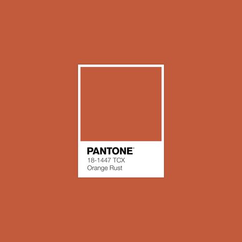 Pantone Orange Rust #luxurydotcom Rusty Orange Aesthetic, Pantone Orange, Brown Pantone, Deep Orange Color, Color Library, Pantone Palette, Fashion Textiles, Pantone Colour Palettes, Rusty Orange