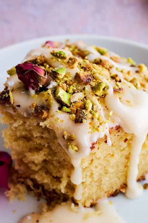 Persian Love Cake Persian Love Cake Recipe, Persian Cake, Love Cake Recipe, Persian Love Cake, Wedding Recipes, Saffron Cake, Greek Yogurt Cake, Carrot Cake Recipe Easy, Food Dolls