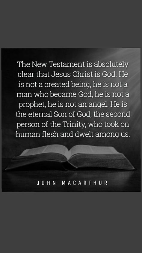 John MacArthur Quote John Macarthur Quotes, John Macarthur Sermons, John Macarthur, Son Of God, New Testament, Jesus Christ, Jesus, Quotes