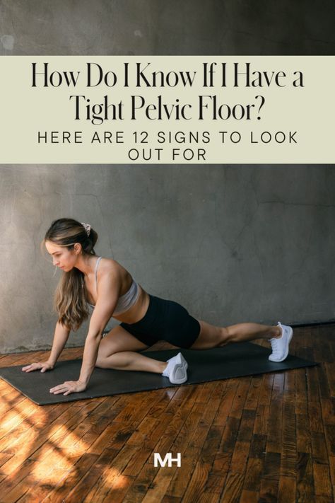 Pelvic floor dysfunction is common, but that doesn’t make it normal. Read the fill blog on how to find out if you have a tight pelvic floor — and what you can do about it www.drmaehughes.com/blog Best Pelvic Floor Exercises For Women, Stretches For Pelvic Floor, Pelvic Opening Exercises, Pelvic Floor Tightness, Deep Pelvic Floor Exercises, How To Strengthen Pelvic Floor Muscles, Loosen Pelvic Floor Muscles, Tighten Vag Walls Fast, Tight Pelvic Floor Exercises