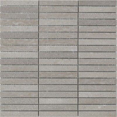 Meraki Milano Slot 12" x 12" Natural Stone Mosaic Tile Grey Mosaic Tiles, Industrial Tile, Elegant Tiles, Stone Mosaic Tile, Best Floor Tiles, Glass Subway Tile, Wall Exterior, Porcelain Mosaic Tile, Marble Mosaic Tiles