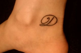 letter D tattoo ideas | English character ' D ' tattoo on back & down side of Leg D Tattoo Letter, D Tattoo Initial, D Tattoos, Letter D Tattoo, Matching Cousin Tattoos, Tattoo Information, Wrist Tatoo, D Alphabet, Delicate Tattoos For Women