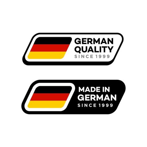 Made in Germany labels set. German Quality mark sticker vector icon. Perfect for logo design, tags, badges, stickers, emblem, product package. Emblem Logo Design, Solar Logo, Garage Logo, Emblem Design, Canvas Bag Design, Car Sticker Design, Sport Shirt Design, Logo Emblem, Bmw X1