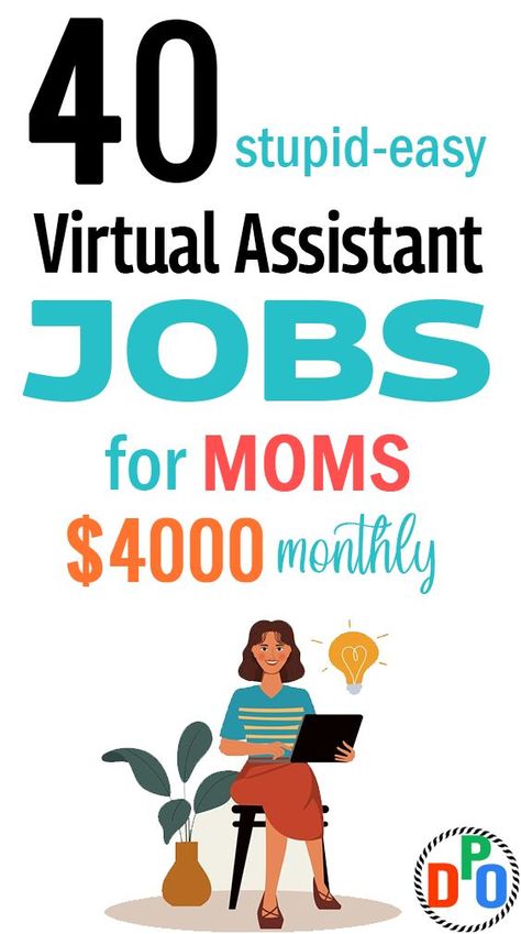 40 Stupid Easy Virtual Assistant Jobs for Moms That Make Upto $4000/Month How To Find Work From Home Jobs, Amazon Data Entry Jobs, How To Get Remote Jobs, Work From Phone Jobs, Legit Remote Jobs 2023, Online Data Entry Jobs At Home, Data Entry Virtual Assistant, Online Jobs From Home No Experience 2023, Work At Home Jobs No Experience