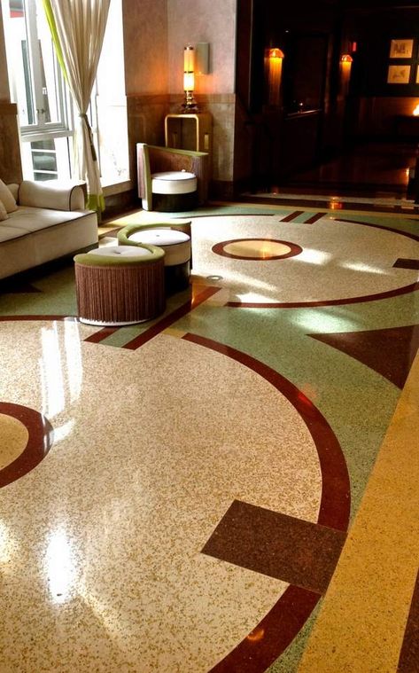 living room flooring ideas decorative terazzo flooring modern home interior design Terrazzo Flooring Living Room, Terrazzo Flooring Pattern, Terrazo Flooring, Terazzo Floor, Modern Terrazzo, Art Deco Floor, Marble Flooring Design, Terrazzo Design, Floor Tile Design